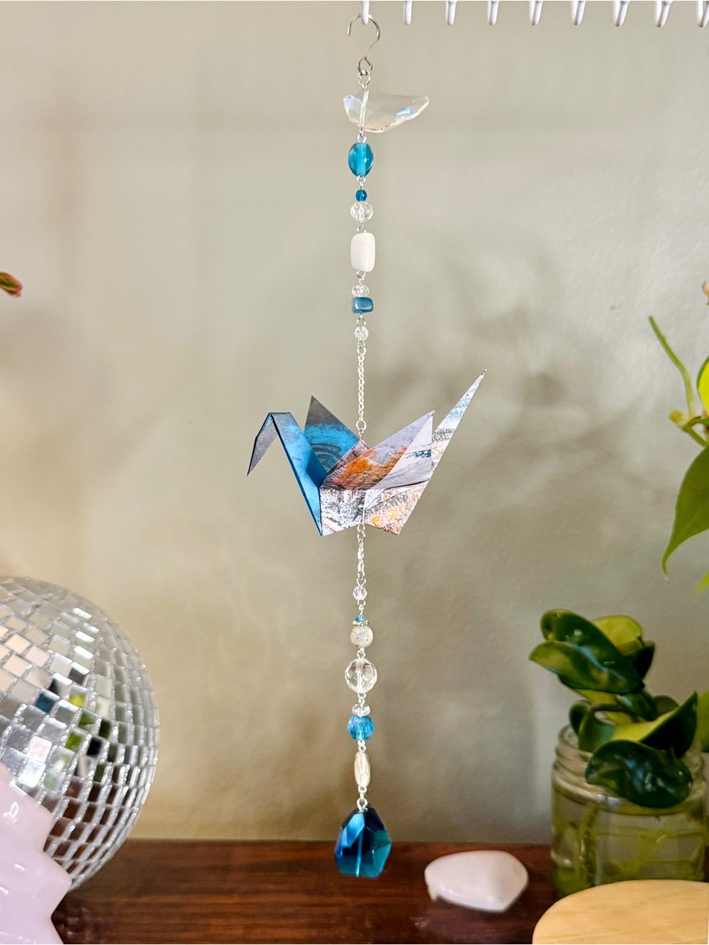 Origami Ornament #2596 - Large Paper Crane